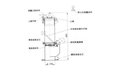 环保型量油孔结构图