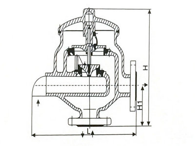 氨气回收接管呼吸阀结构图