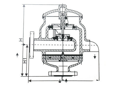 接管阻火呼吸阀结构图