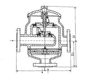 不锈钢接管呼吸阀结构示意图