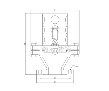 真空负压安全阀结构图